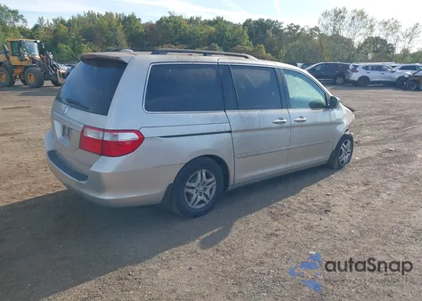 2006 Honda Odyssey Ex-L from USA, damaged, VIN 5FNRL38716B438764